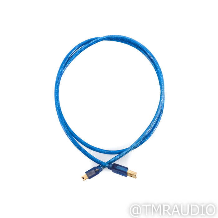 Kimber Kable AG Silver USB Cable; 1m USB-A to USB-Mini B