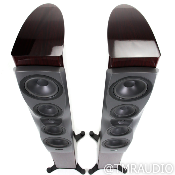 Dynaudio Confidence 50 Floorstanding Speakers; Ruby Wood High Gloss Pair