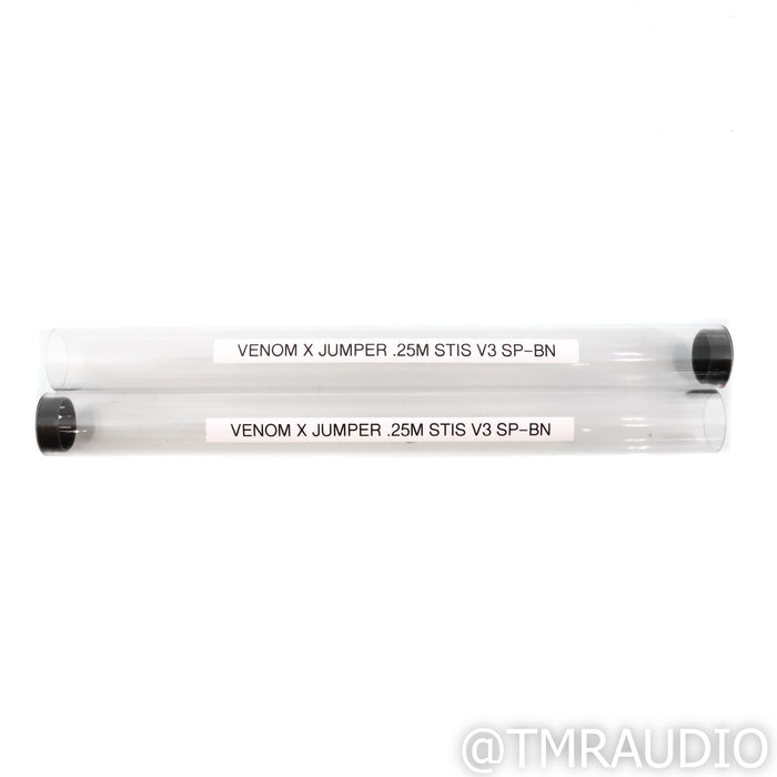 Shunyata Research Venom-X Bi-Wire Jumpers; Set of Four; STIS v3