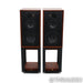 Wharfedale Linton 85th Anniversary Bookshelf Speakers; Mahogany Pair with Linton Stands