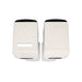KEF LS50 Wireless II Active Bookshelf Speakers; White Pair w/ Stands