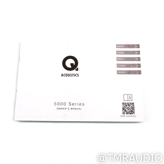 Q Acoustics 5020 Bookshelf Speakers; Oak Pair