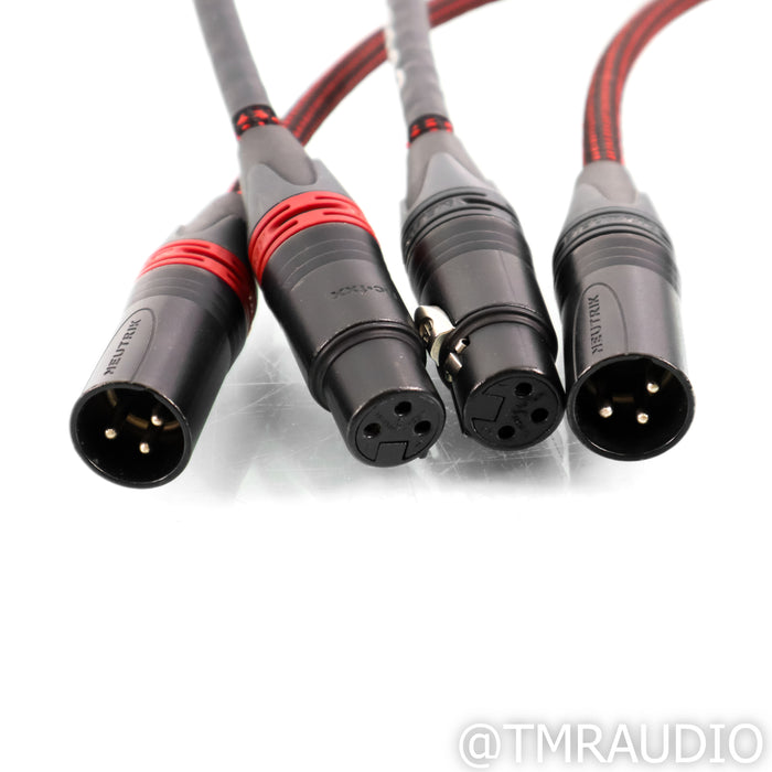 Black Cat 3202 XLR Cables; 1m Pair Balanced Interconnects