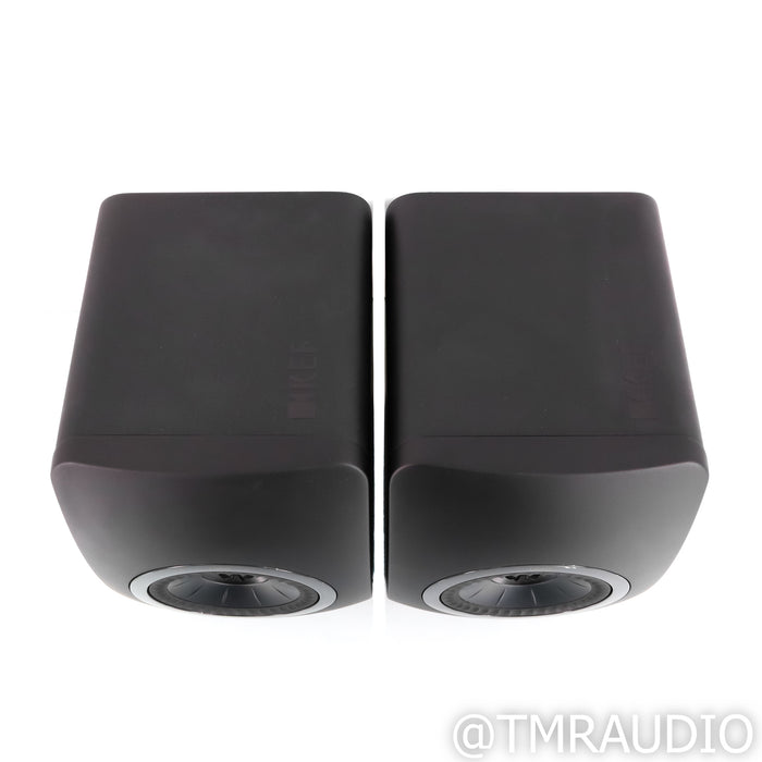 KEF LS50 Black Edition Bookshelf Speakers; Black Pair
