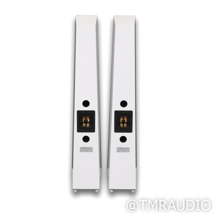 Totem Acoustic Tribe Tower Floorstanding Speakers; Satin White Pair