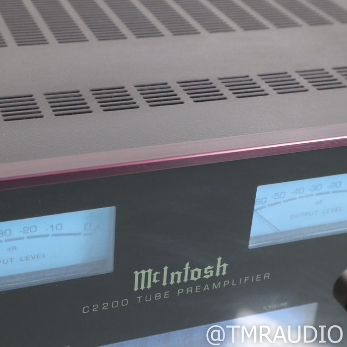 McIntosh C2200 Stereo Tube Preamplifier; MM Phono
