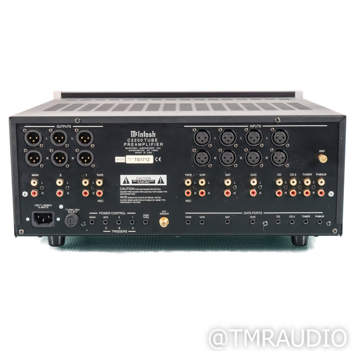 McIntosh C2200 Stereo Tube Preamplifier; MM Phono