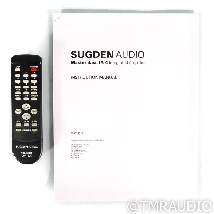 Sugden Audio Masterclass IA-4 Stereo Integrated Amplifier; MM Phono