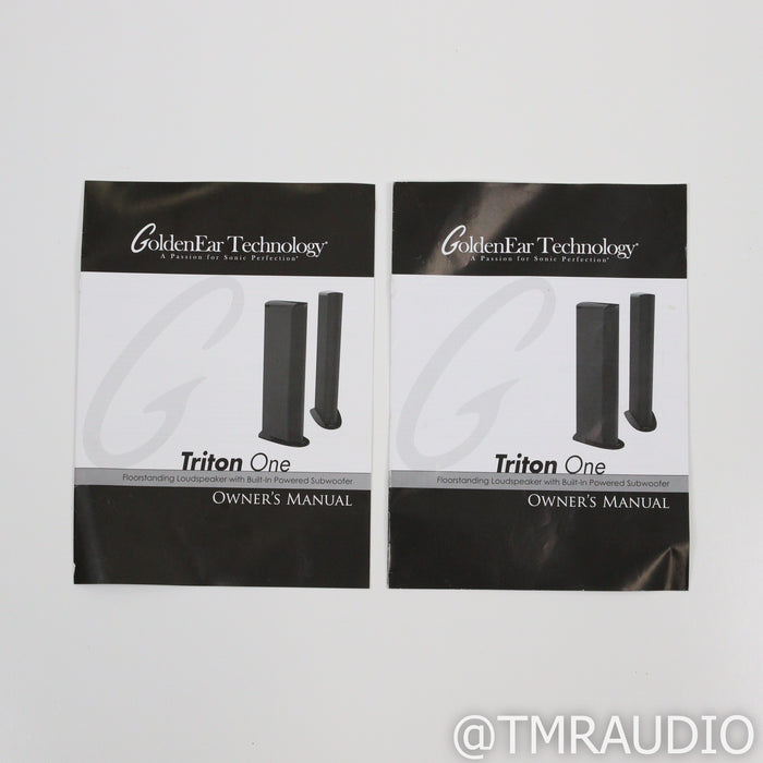 GoldenEar Triton One Floorstanding Speakers; Black Pair