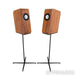 Boenicke W5 SE Bookshelf Speakers; Walnut Pair with Stands