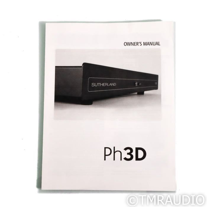 Sutherland Engineering Ph3D Battery Powered MM & MC Phono Preamplifier