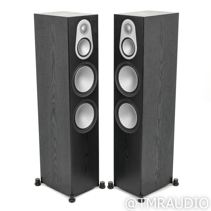 Monitor Audio Silver 500 6G Floorstanding Speakers; Black Pair