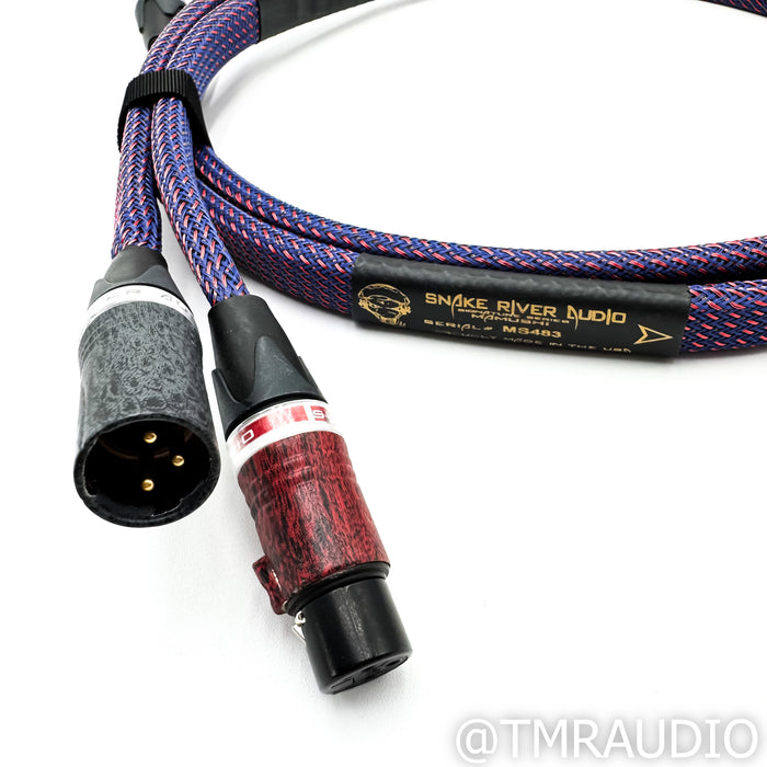 Snake River Audio Signature Series Mamushi XLR Cables; 1m Pair Interconnects