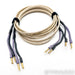 Analysis Plus Silver Oval Speaker Cables; 6ft Pair; BFA Bananas
