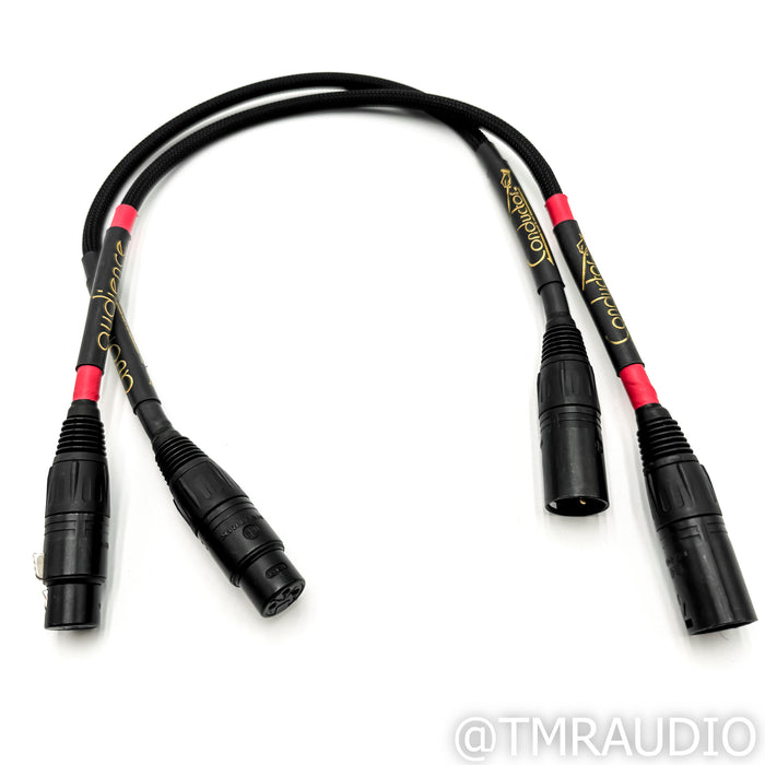Audience Conductor XLR Cables; .5m Pair Balanced Interconnects