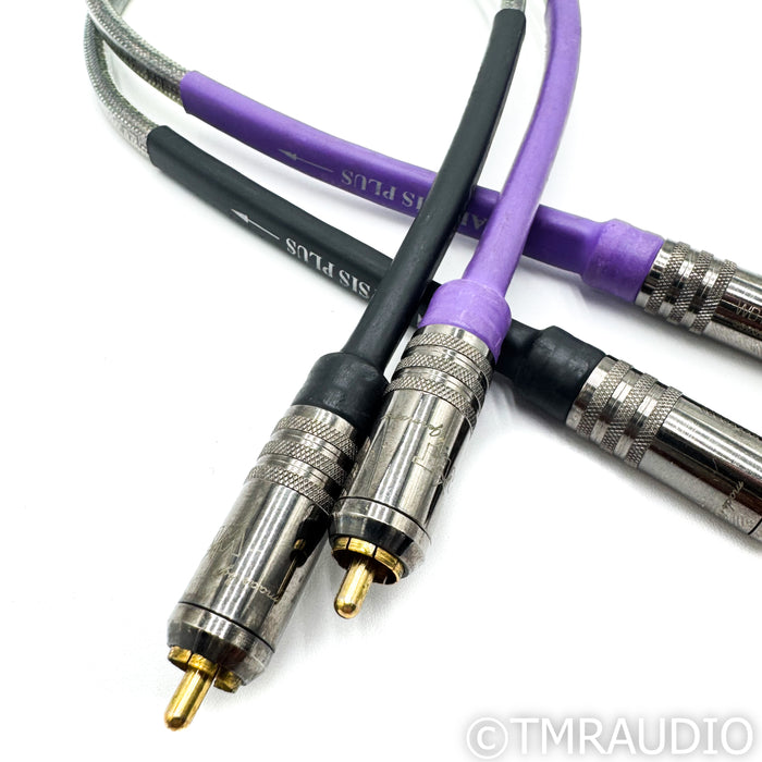 Analysis Plus Silver Oval-In RCA Cables; 0.5m Pair Interconnects
