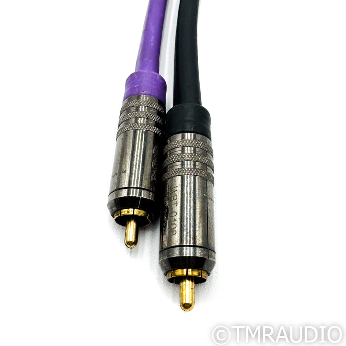 Analysis Plus Silver Oval-In RCA Cables; 0.5m Pair Interconnects