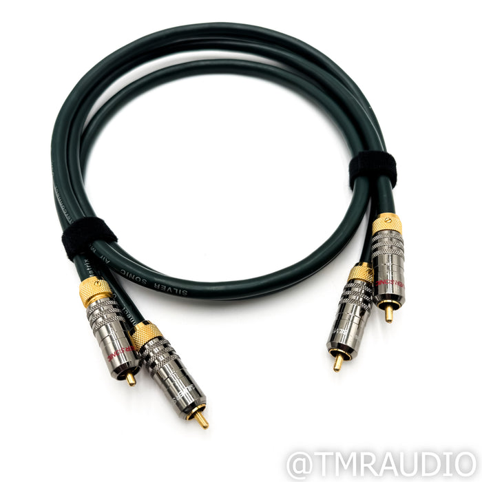 DH Labs Silver Sonic Air Matrix RCA Cables; 1m Pair Interconnects