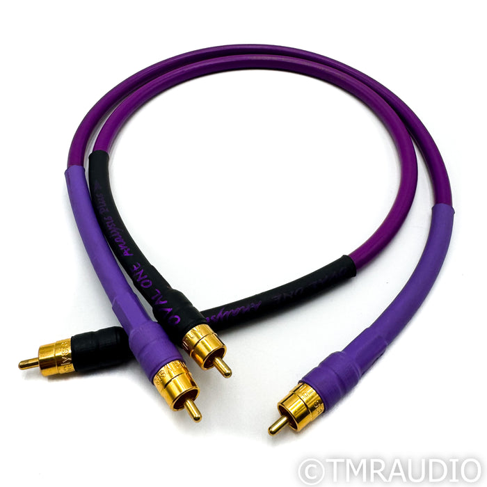 Analysis Plus Oval One RCA Cables; 0.5m Pair Interconnects