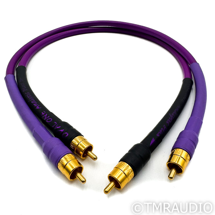 Analysis Plus Oval One RCA Cables; 0.5m Pair Interconnects
