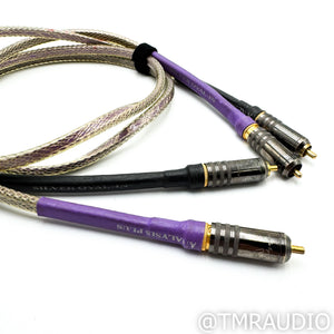 Analysis Plus Silver Oval-IN RCA Cables; 1m Pair Interconnects