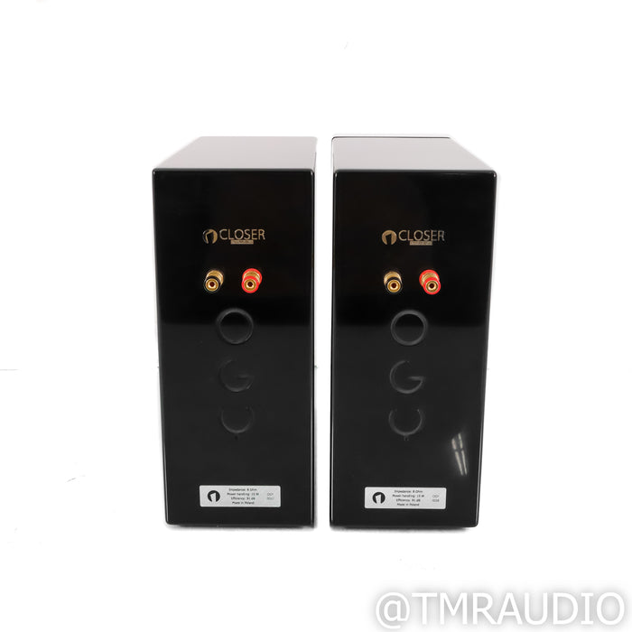 Closer Acoustics OGY Bookshelf Speakers; Piano Black Pair