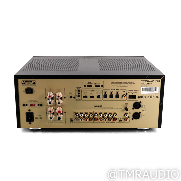 Advance Paris A10 Classic Stereo Tube Hybrid Integrated Amplifier; MM Phono