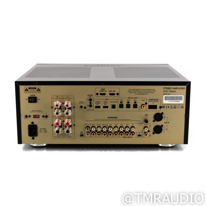 Advance Paris A10 Classic Stereo Tube Hybrid Integrated Amplifier; MM Phono