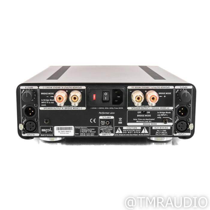 SPL Performer S800 Stereo Power Amplifier
