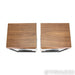 KLH Model Three Bookshelf Speakers; Walnut Pair w/ Stands