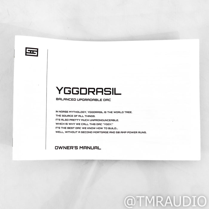 Schiit Audio Yggdrasil Less is More DAC; D/A Converter; Unison USB