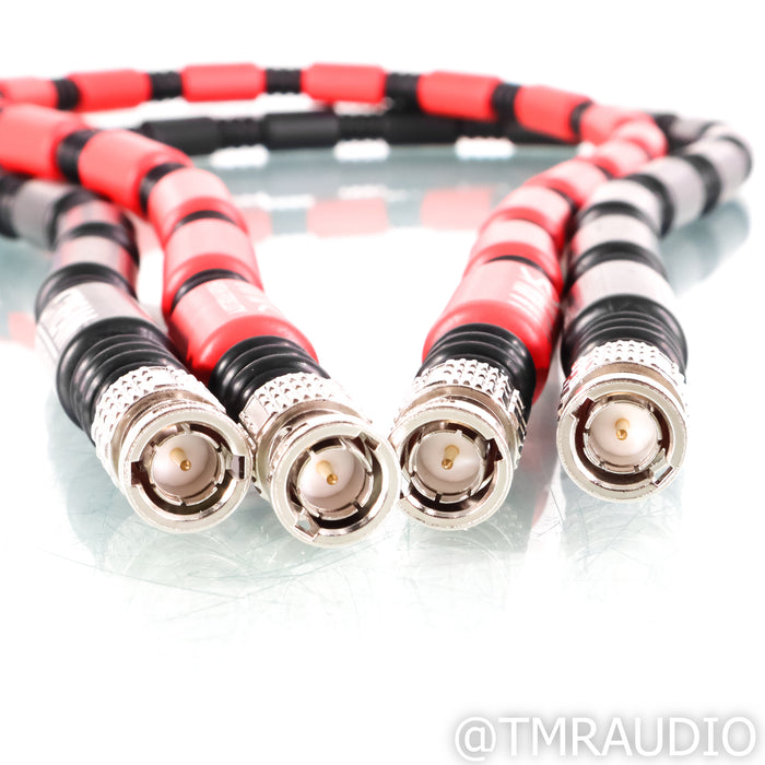 Wave High Fidelity STREAM Premium BNC Digital Cables; 1m Pair