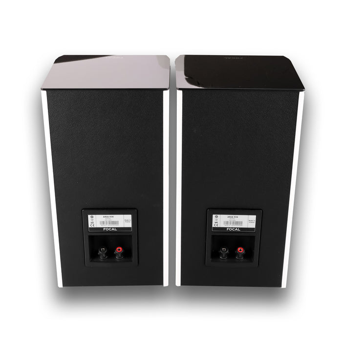 Focal Aria 906 Bookshelf Speakers; White Lacquer Pair