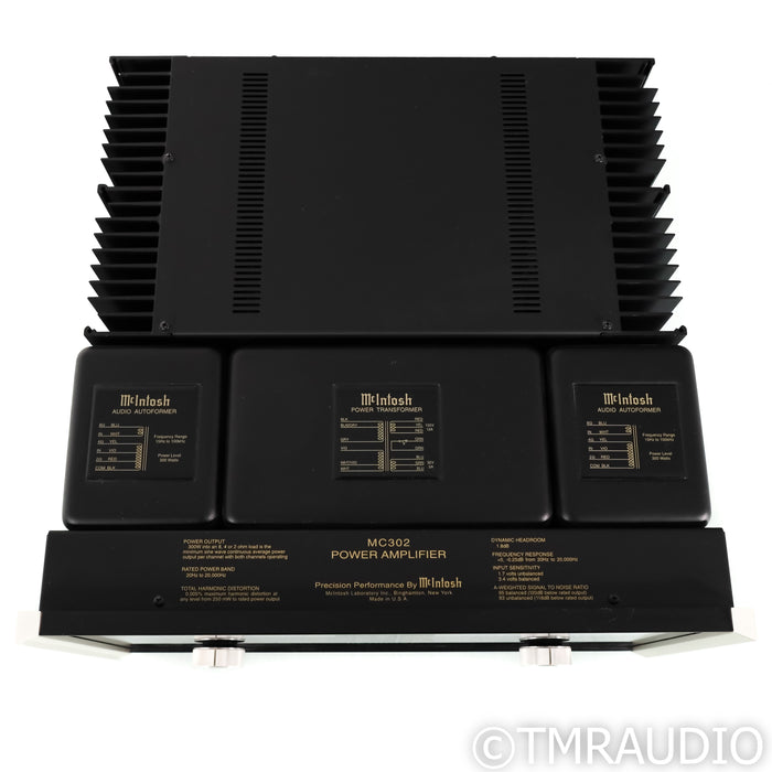 McIntosh MC302 Stereo Power Amplifier