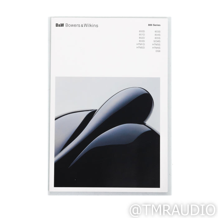 Bowers & Wilkins 803 D3 Floorstanding Speakers; Gloss Black Pair