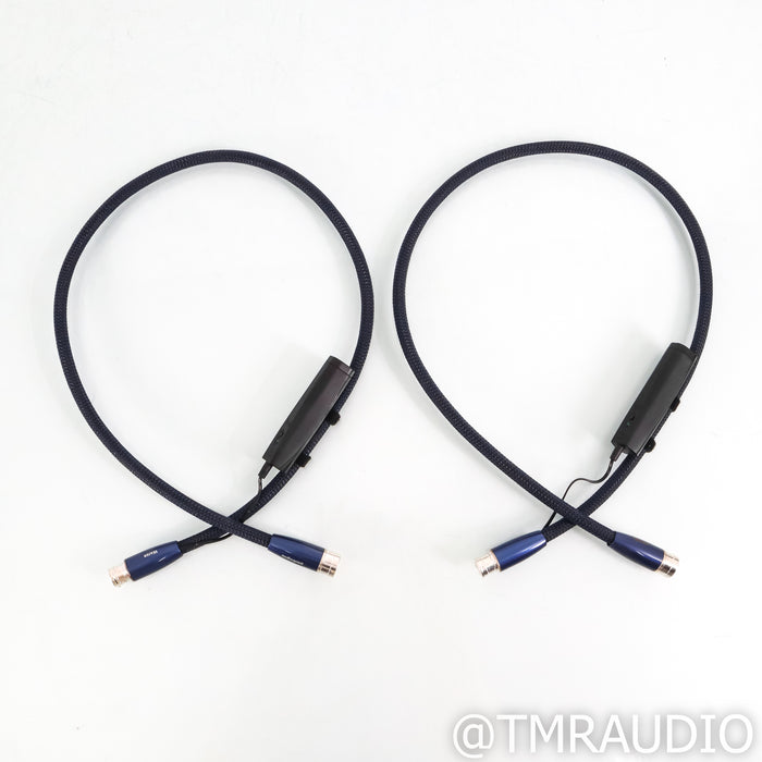 AudioQuest Water XLR Cables; 1m Pair Balanced Interconnects