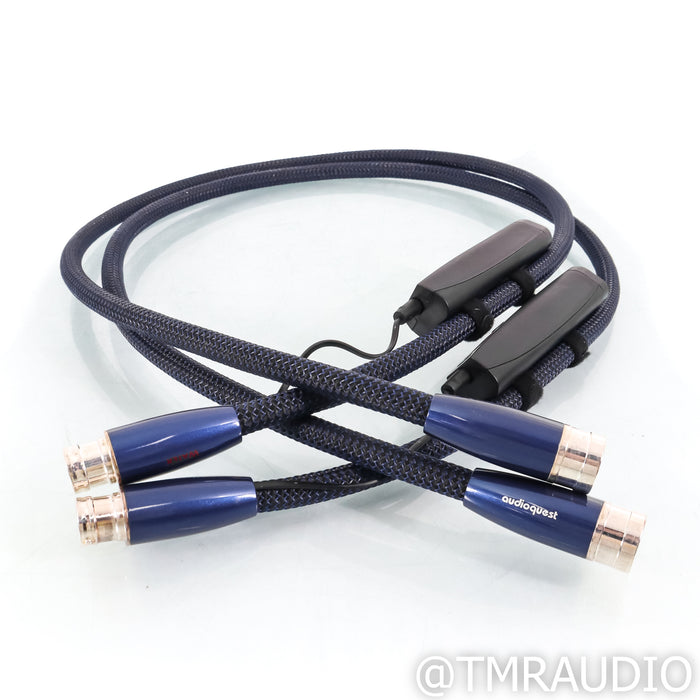 AudioQuest Water XLR Cables; 1m Pair Balanced Interconnects
