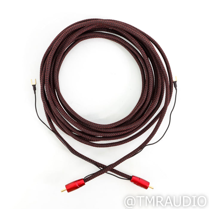 AudioQuest Irish Red Subwoofer Cable; 5m RCA Interconnect