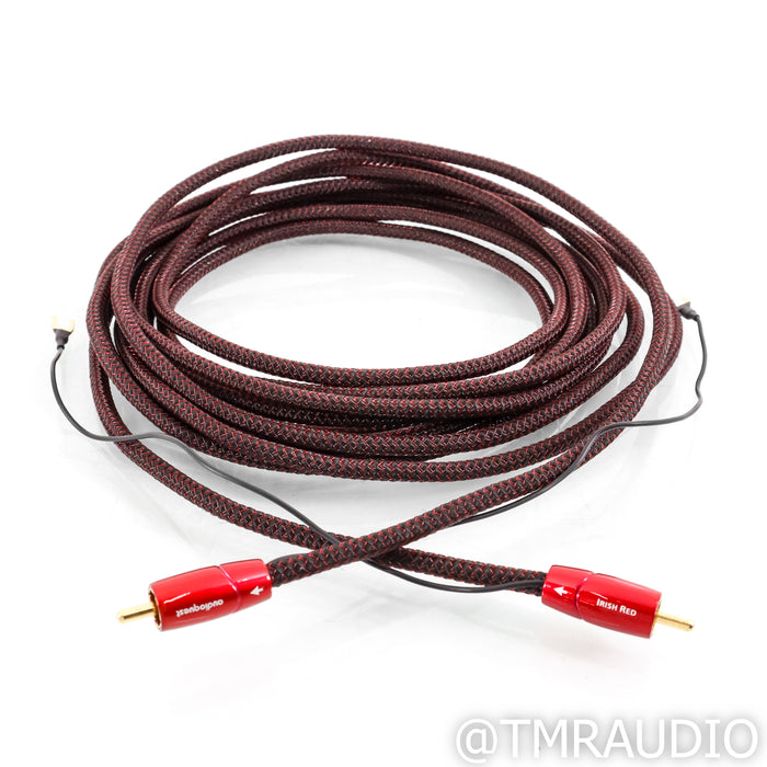 AudioQuest Irish Red Subwoofer Cable; 5m RCA Interconnect