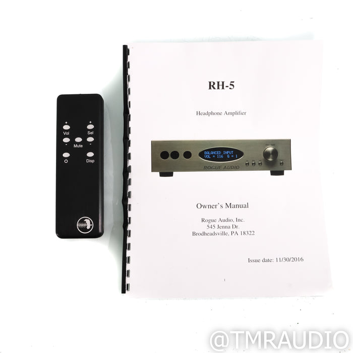 Rogue Audio RH-5 Tube Headphone Amplifier