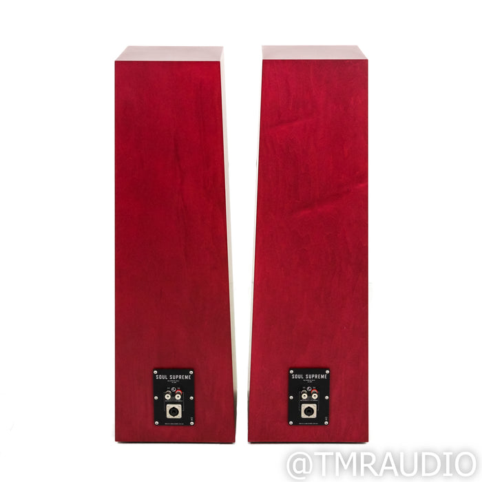 Zu Audio Soul Supreme Floorstanding Speakers; Sangria Pair