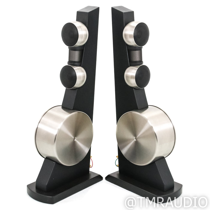 Anthony Gallo Acoustics Nucleus Reference 3.5 Floorstanding Speakers; Stainless Steel Pair (No Grills)