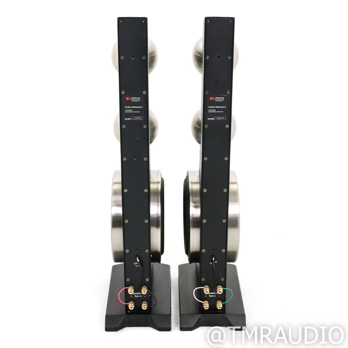 Anthony Gallo Acoustics Nucleus Reference 3.5 Floorstanding Speakers; Stainless Steel Pair (No Grills)