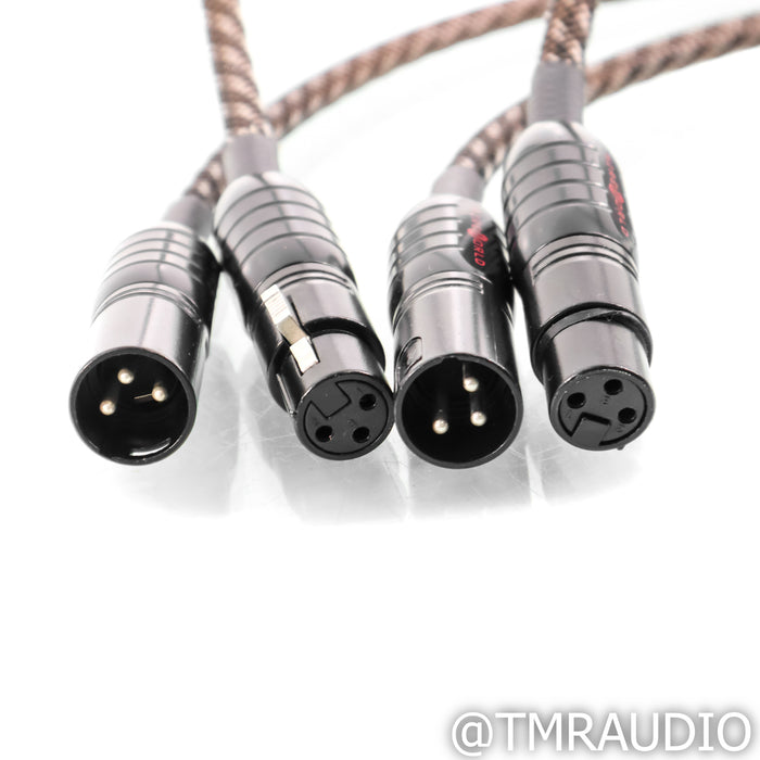 WireWorld Eclipse 8 XLR Cables; 1m Pair Balanced Interconnects