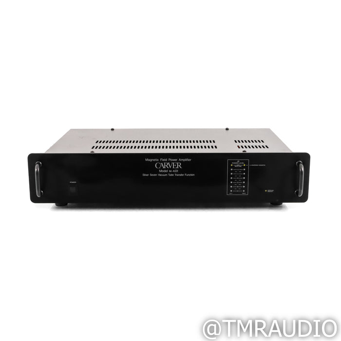 Carver Audio M-4.0t Stereo Power Amplifier; Nelion MkII & Audiophile Upgrades