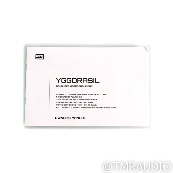 Schiit Audio Yggdrasil OG DAC; D/A Converter; SCH-10; Unison USB