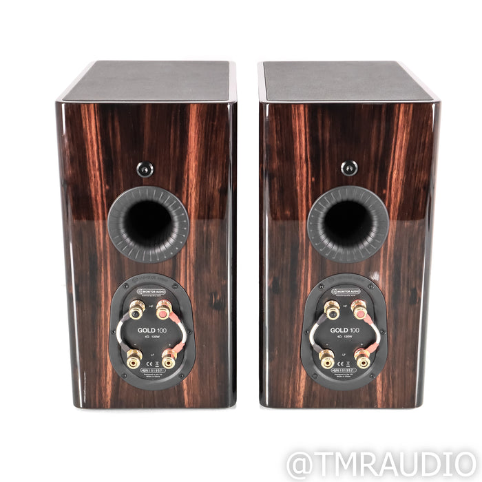 Monitor Audio Gold 100 5G Bookshelf Speakers; Piano Ebony Pair