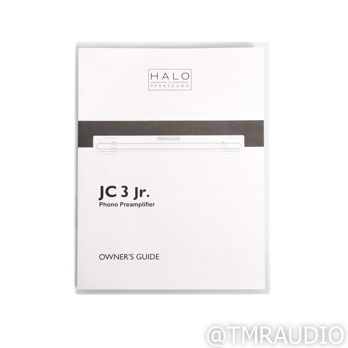 Parasound Halo JC3 Jr. MM & MC Phono Preamplifier