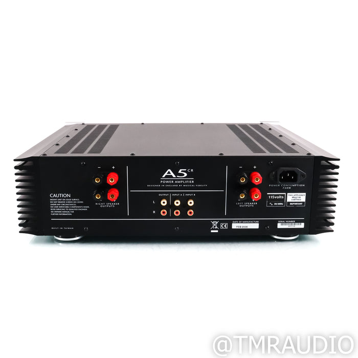 Musical Fidelity A5 CR Stereo Power Amplifier