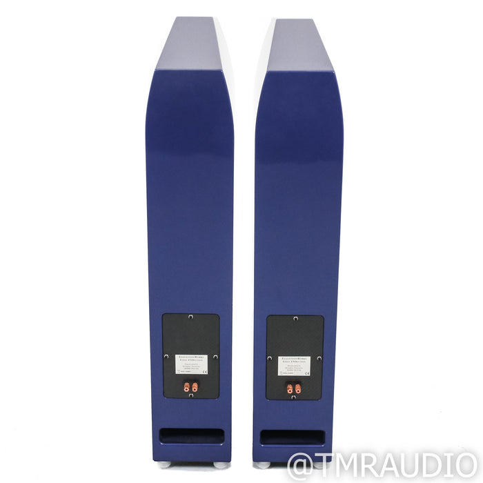 EgglestonWorks Emma Evo Floorstanding Speakers; Bugatti Blue Pair